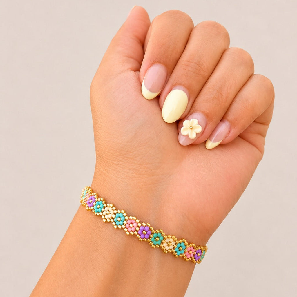Miyuki Mini Flower Bracelets