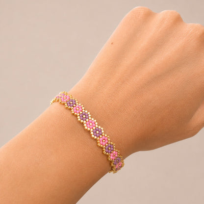 Miyuki Mini Flower Bracelets