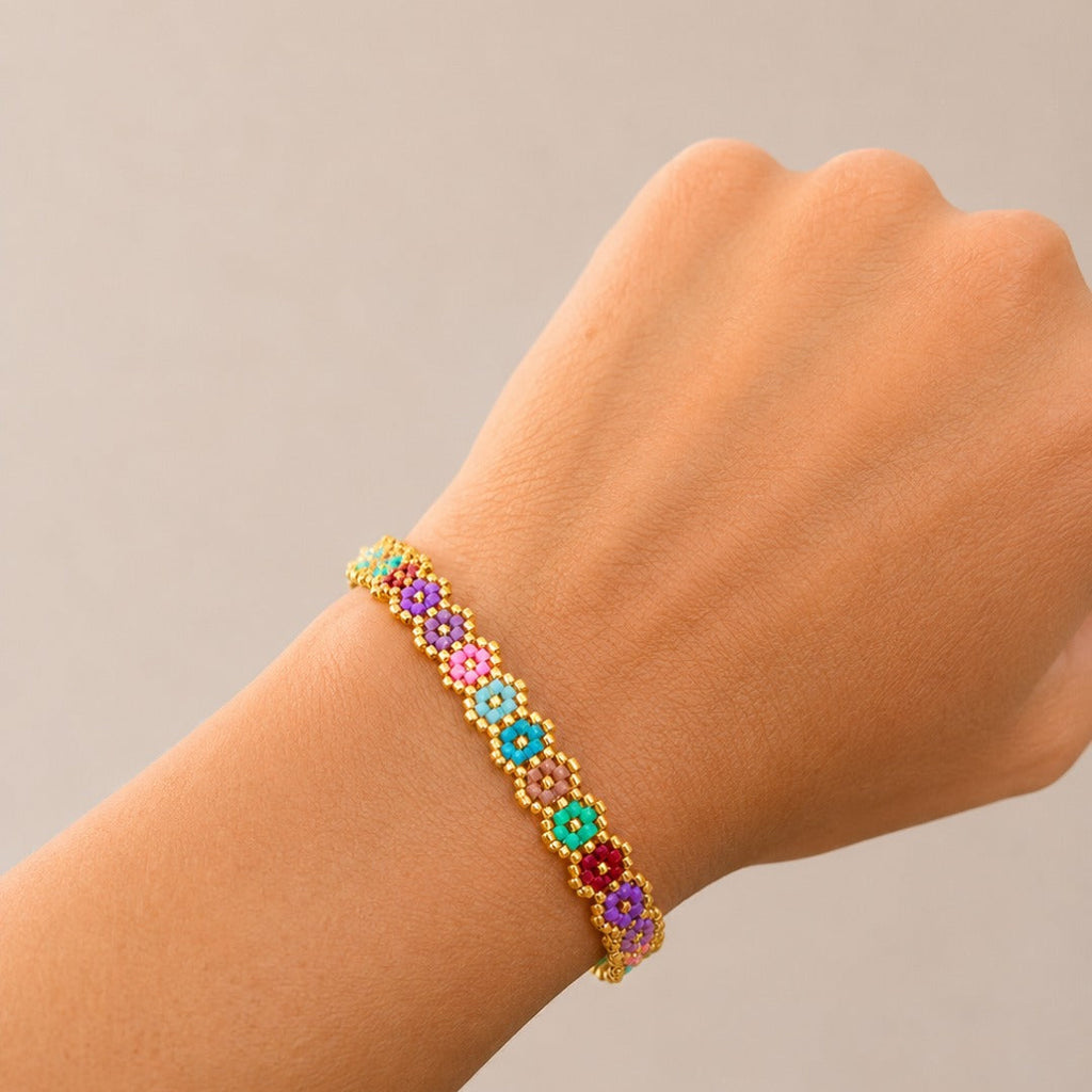 Miyuki Mini Flower Bracelets | Bellalu