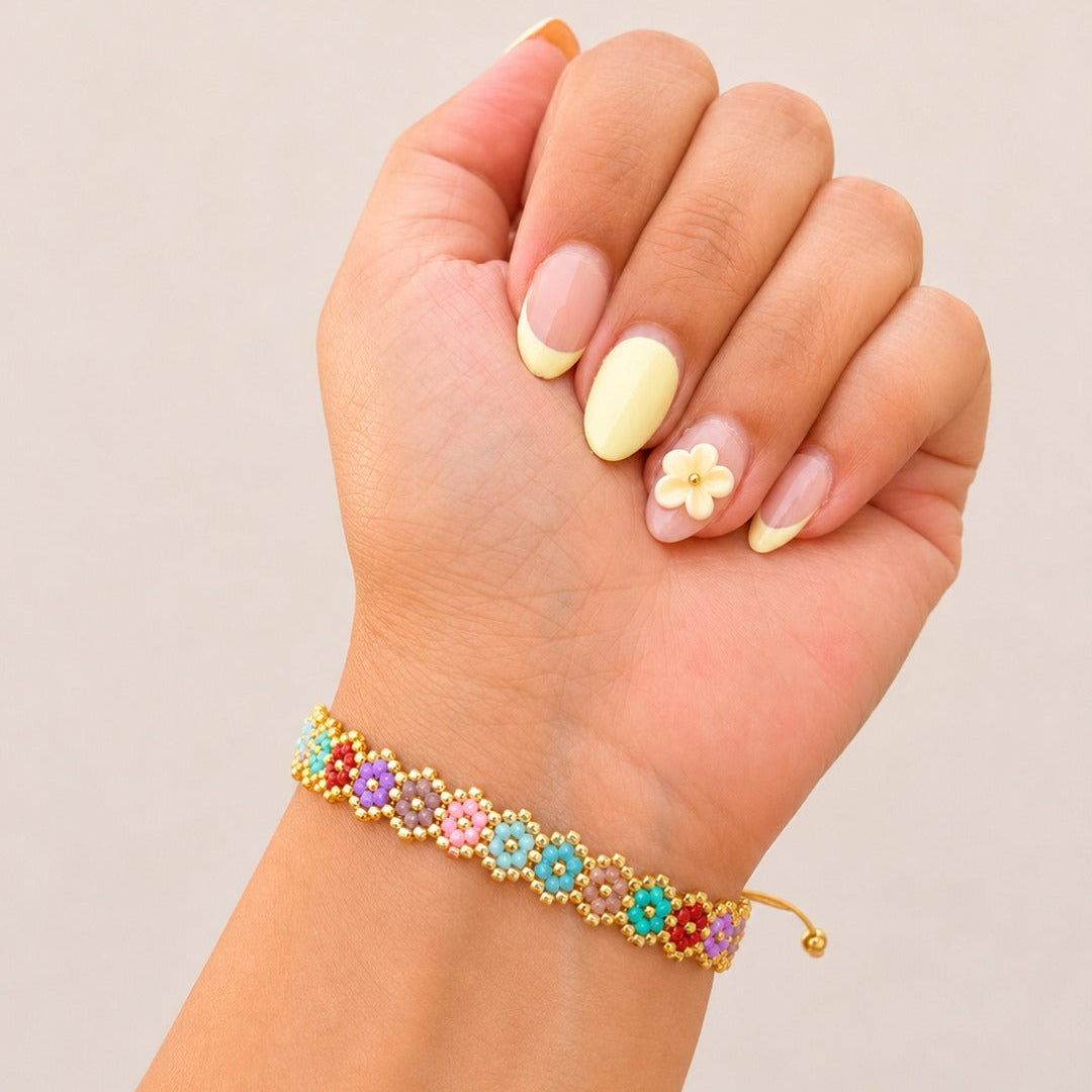 Miyuki Mini Flower Bracelets