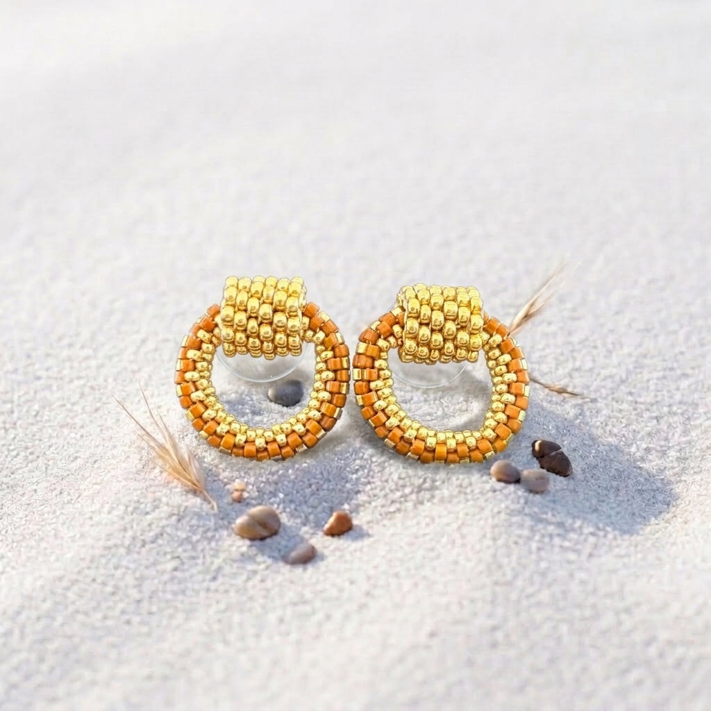 Naylani Earrings | Gold-Plated Bronze | Bellalu Jewelry