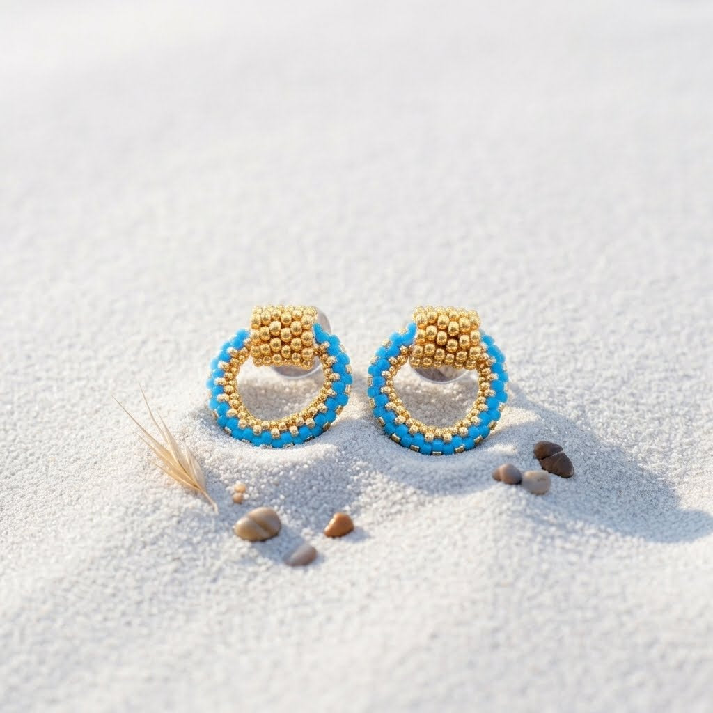 Naylani Earrings | Gold-Plated Bronze | Bellalu Jewelry