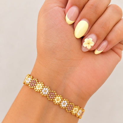 Miyuki Mini Flower Bracelets