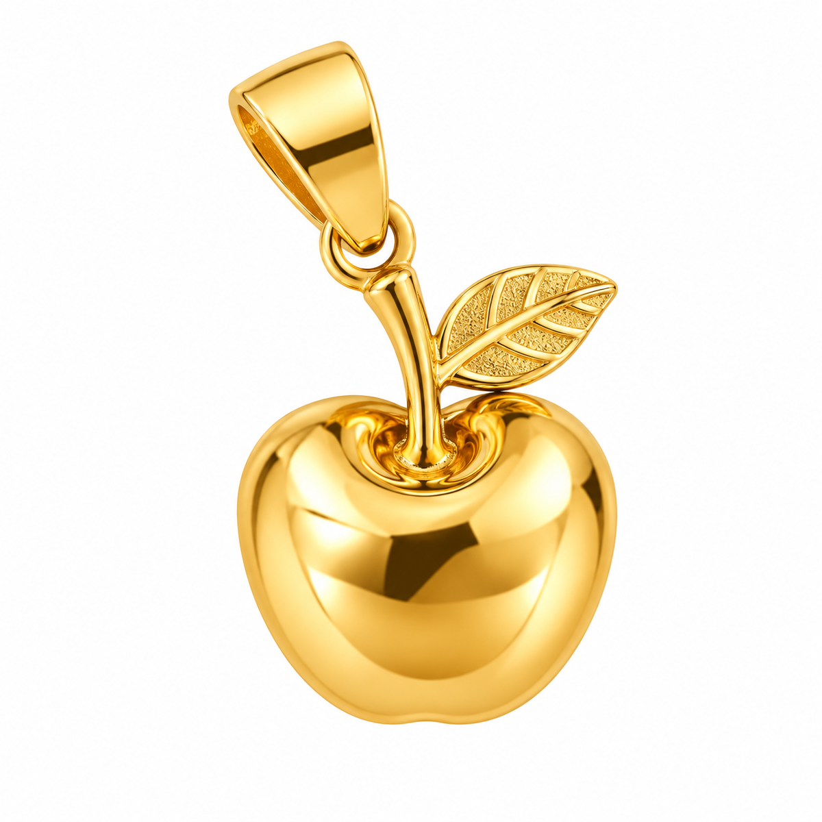 Apple Charm | Handmade Bronze & Gold Plated Charm | Bellalu Jewelry
