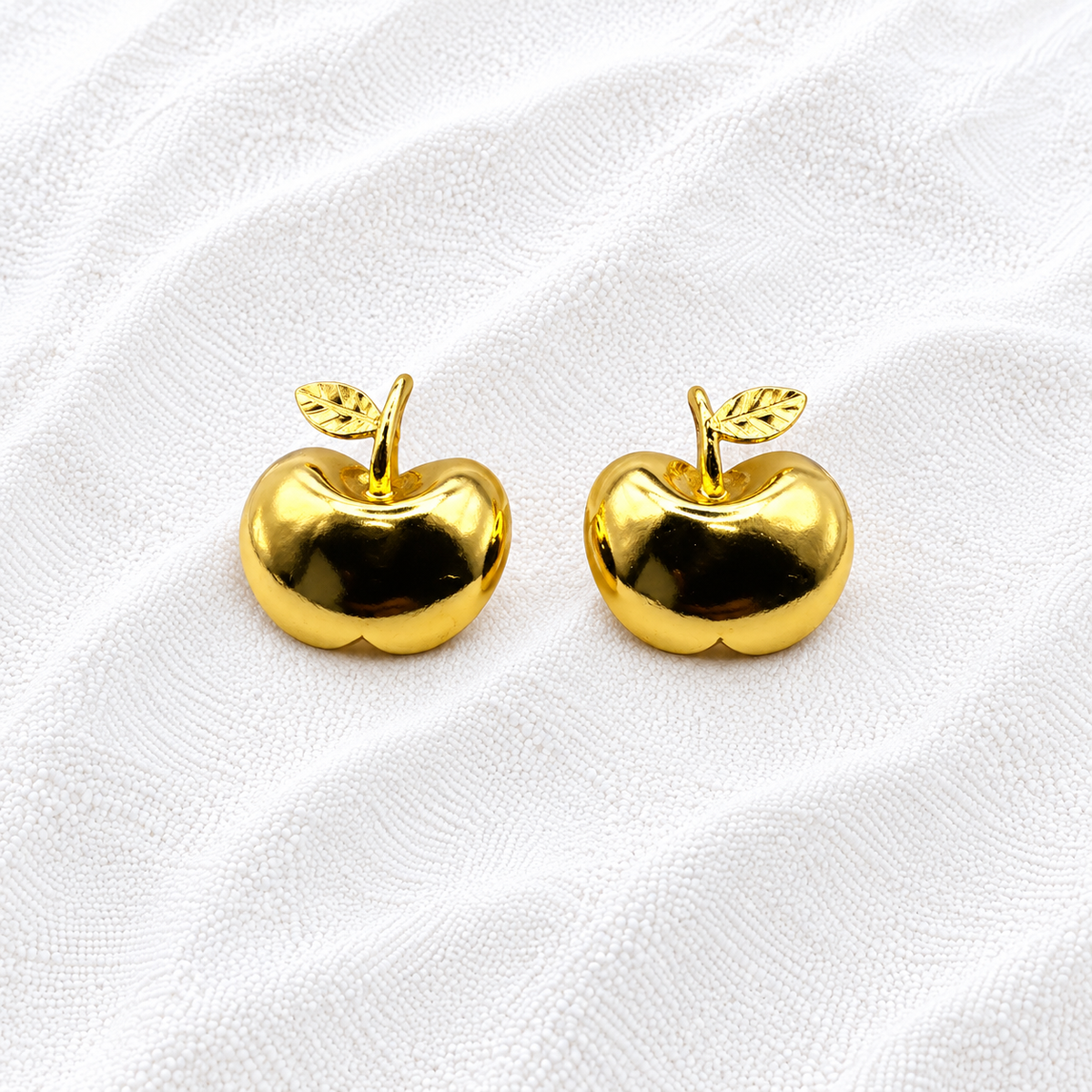 Apple Earrings | Handmade Fruit Earrings | Bellalu Jewelry