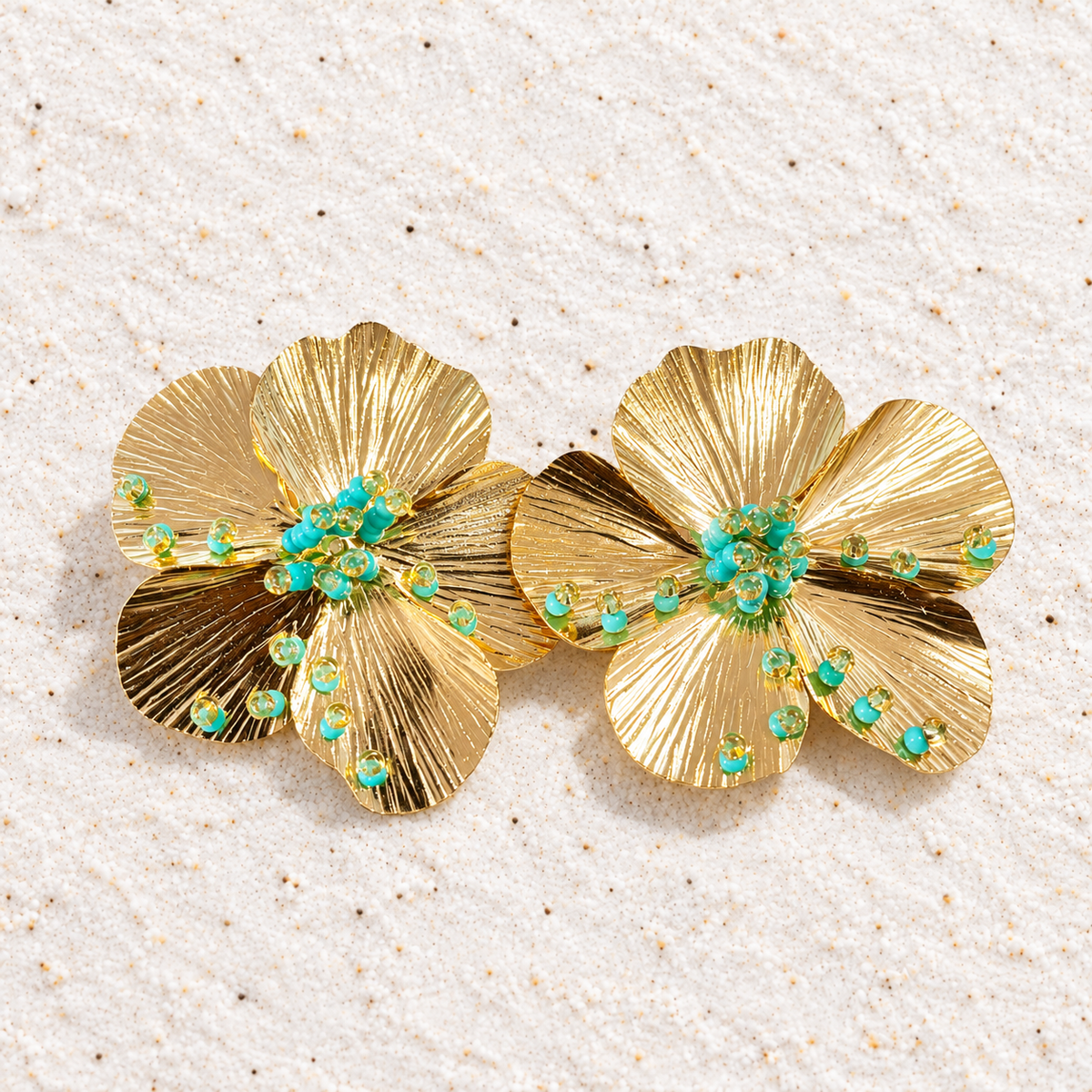 Hadassah Flower Shape Earrings | Bellalu