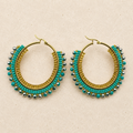 Milano's Hoops Handmade Earrings