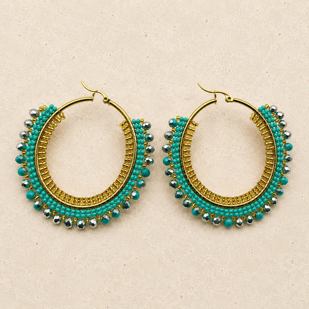 Milano's Hoops Handmade Earrings