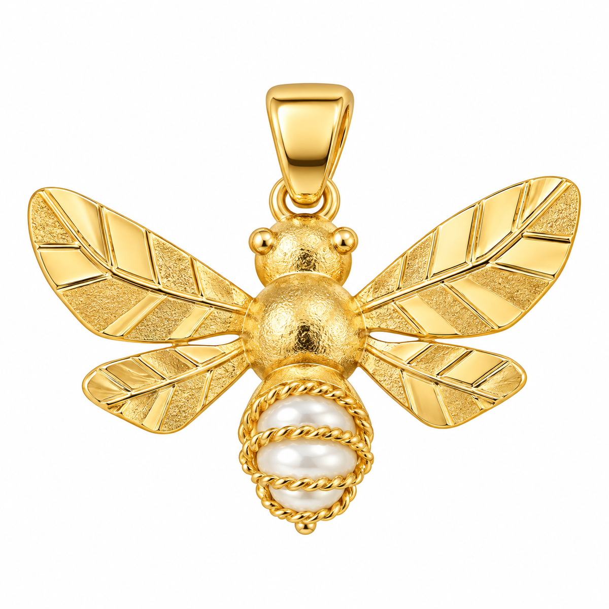 Bee Charm | Handmade Bronze & Gold Plated Charm | Bellalu Jewelry