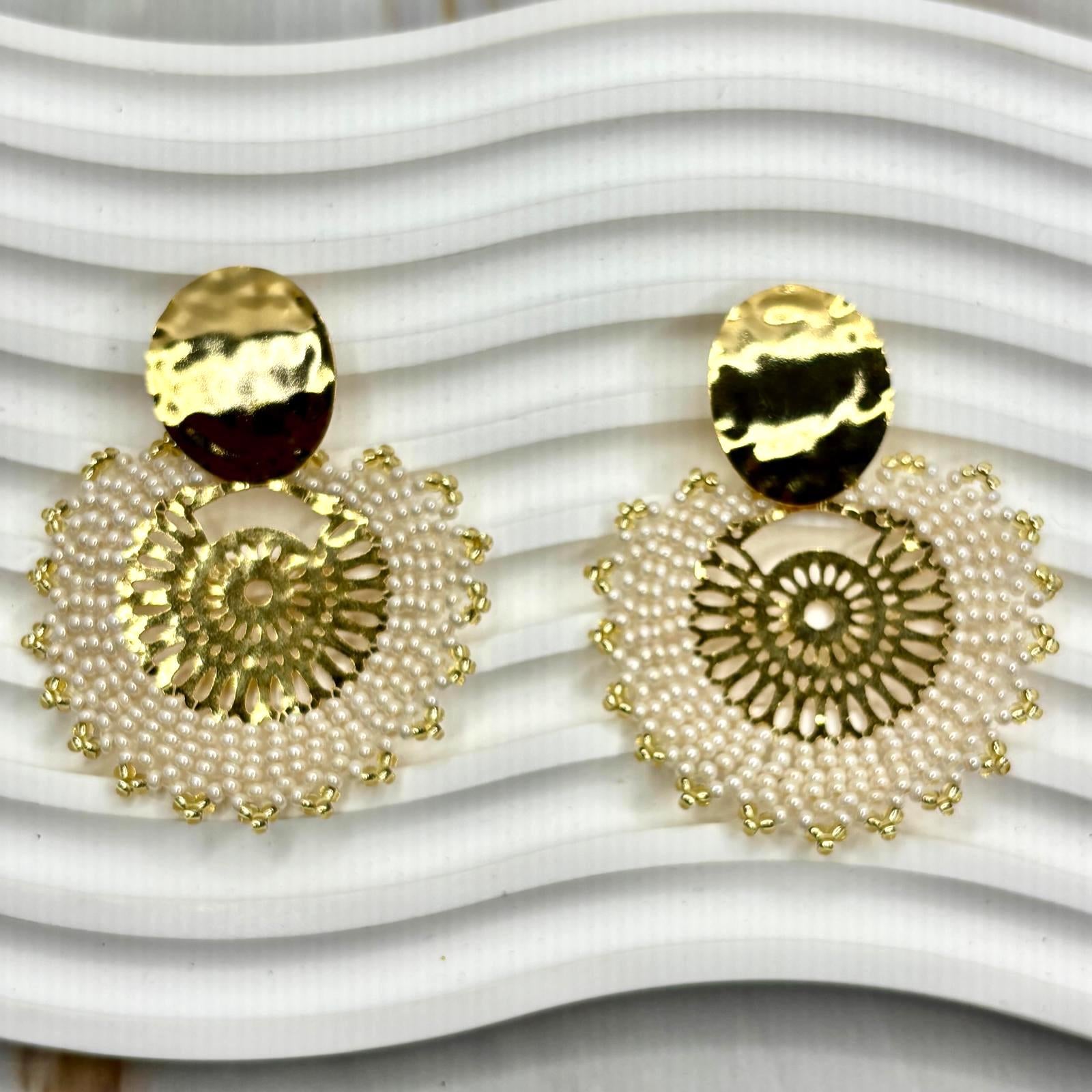 Rhoda Earrings – Elegant Floral-Inspired Jewelry for a Timeless Look