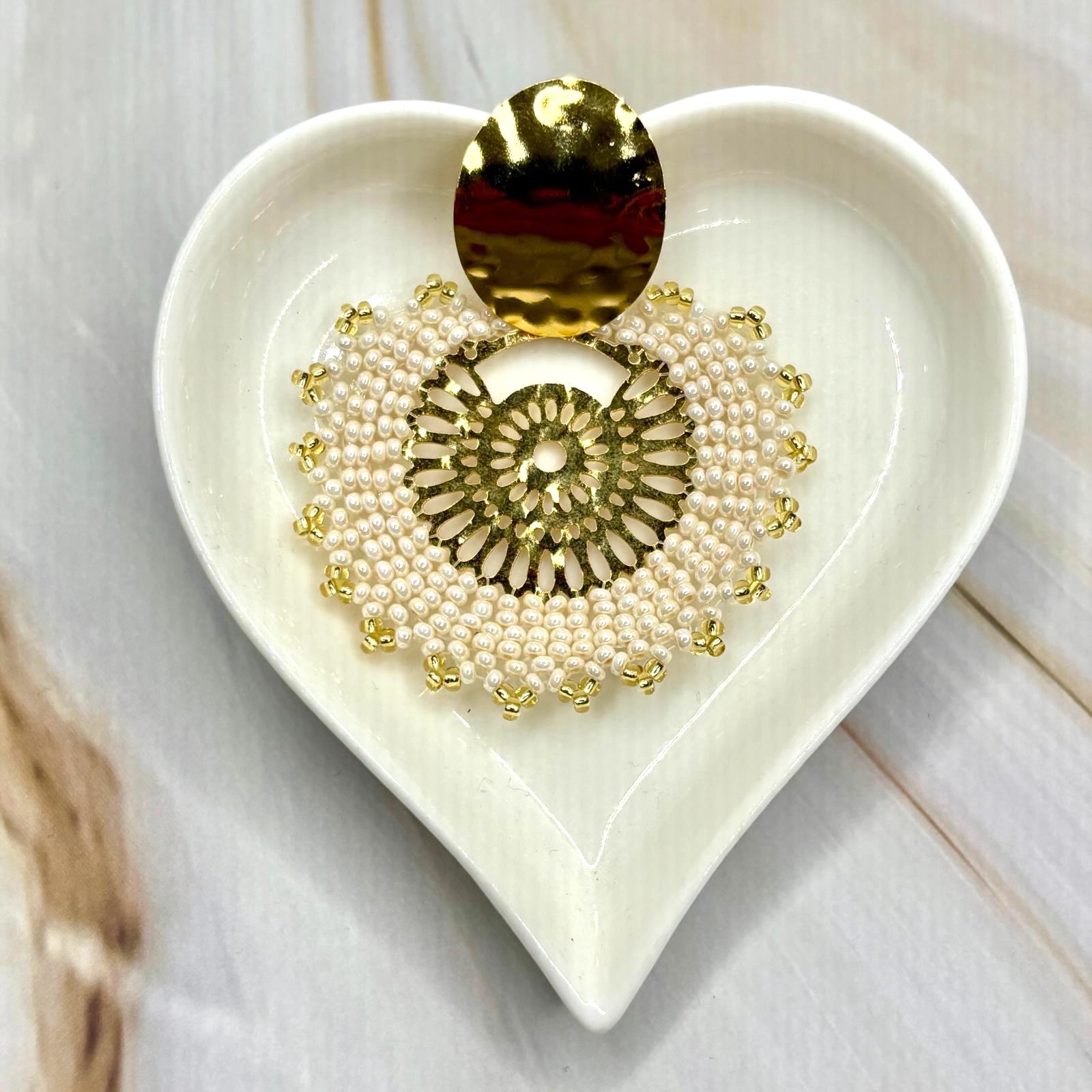 Rhoda Earrings – Elegant Floral-Inspired Jewelry for a Timeless Look