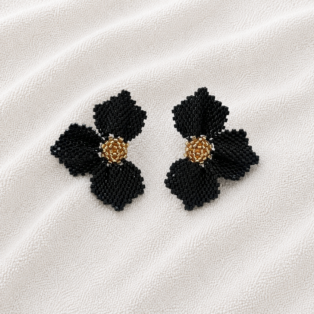 Jannesita Miyuki Earrings | Handmade Beaded Jewelry | Bellalu