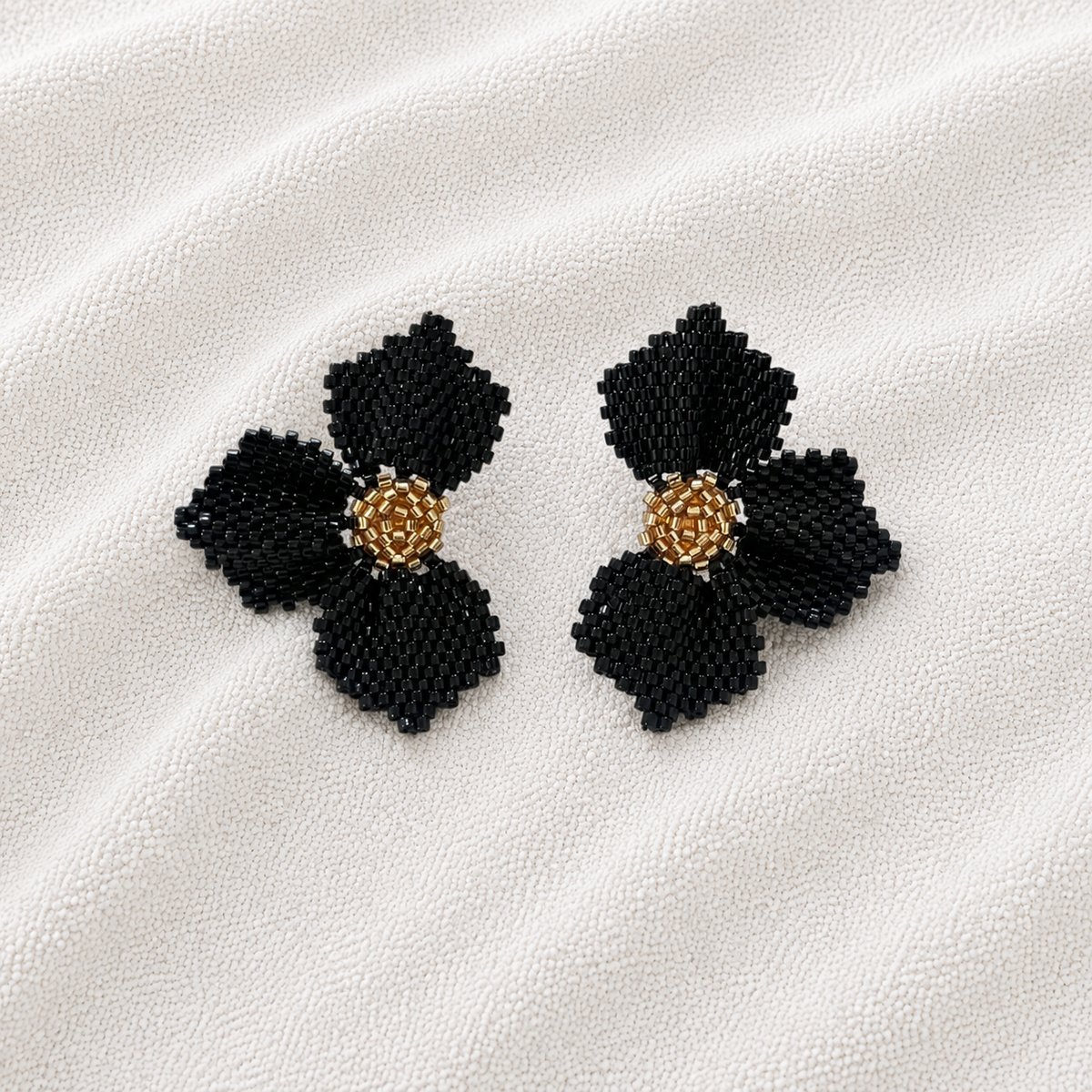 Jannesita Miyuki Earrings | Handmade Beaded Jewelry | Bellalu