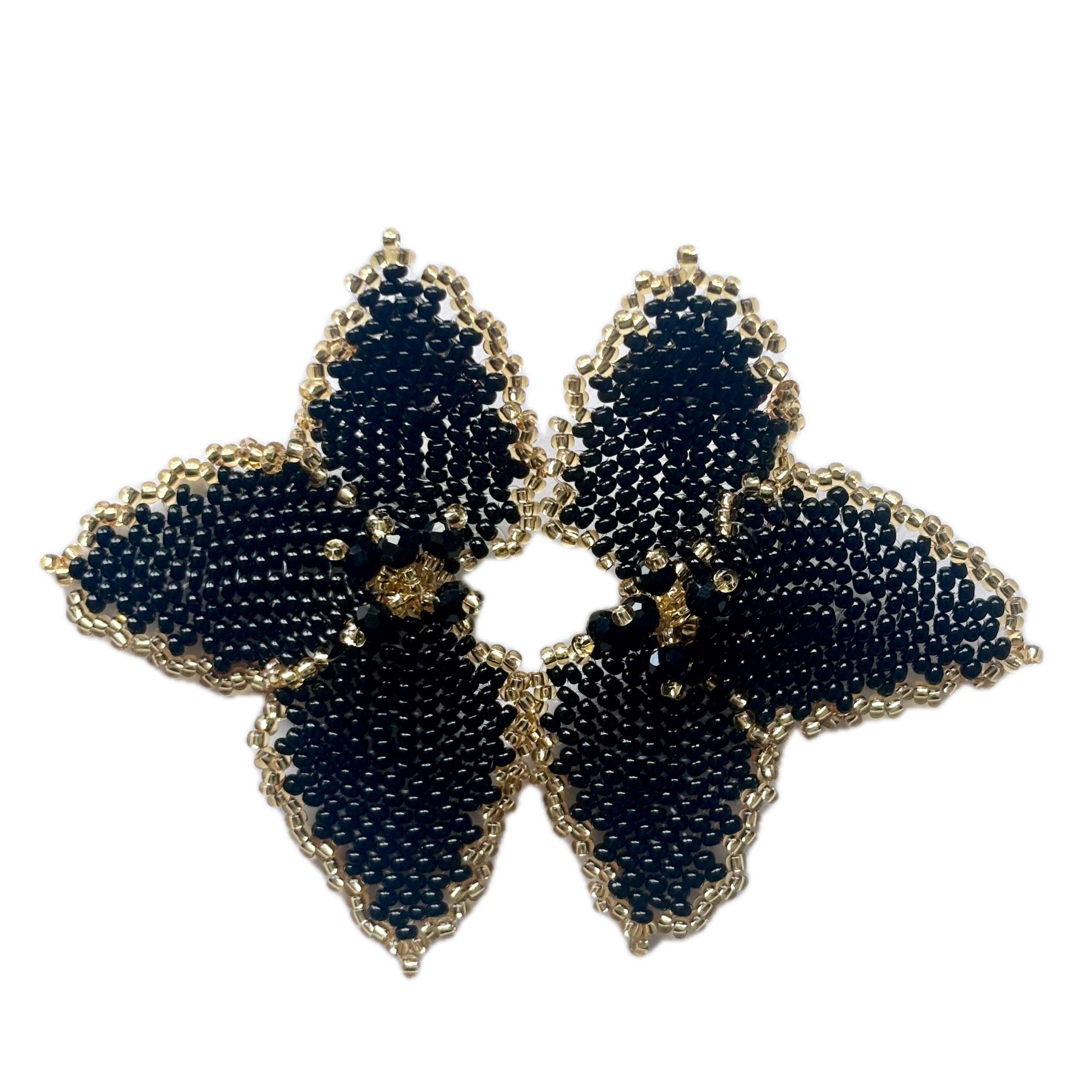 Half Flower Earrings Modern Floral Statement Jewelry for Women
