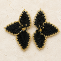 Half Flower Earrings Modern Floral Statement Jewelry for Women