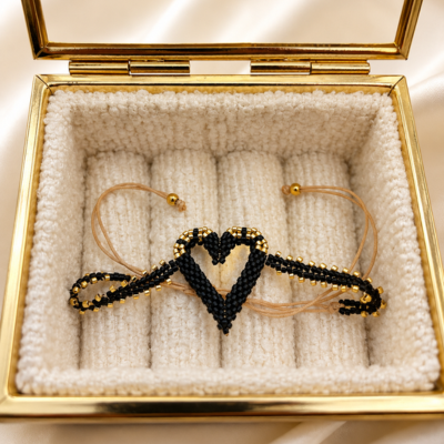 Miyuki Heart Glow Bracelets