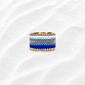 Alionna Adjustable Ring | Handmade Miyuki Bead Jewelry