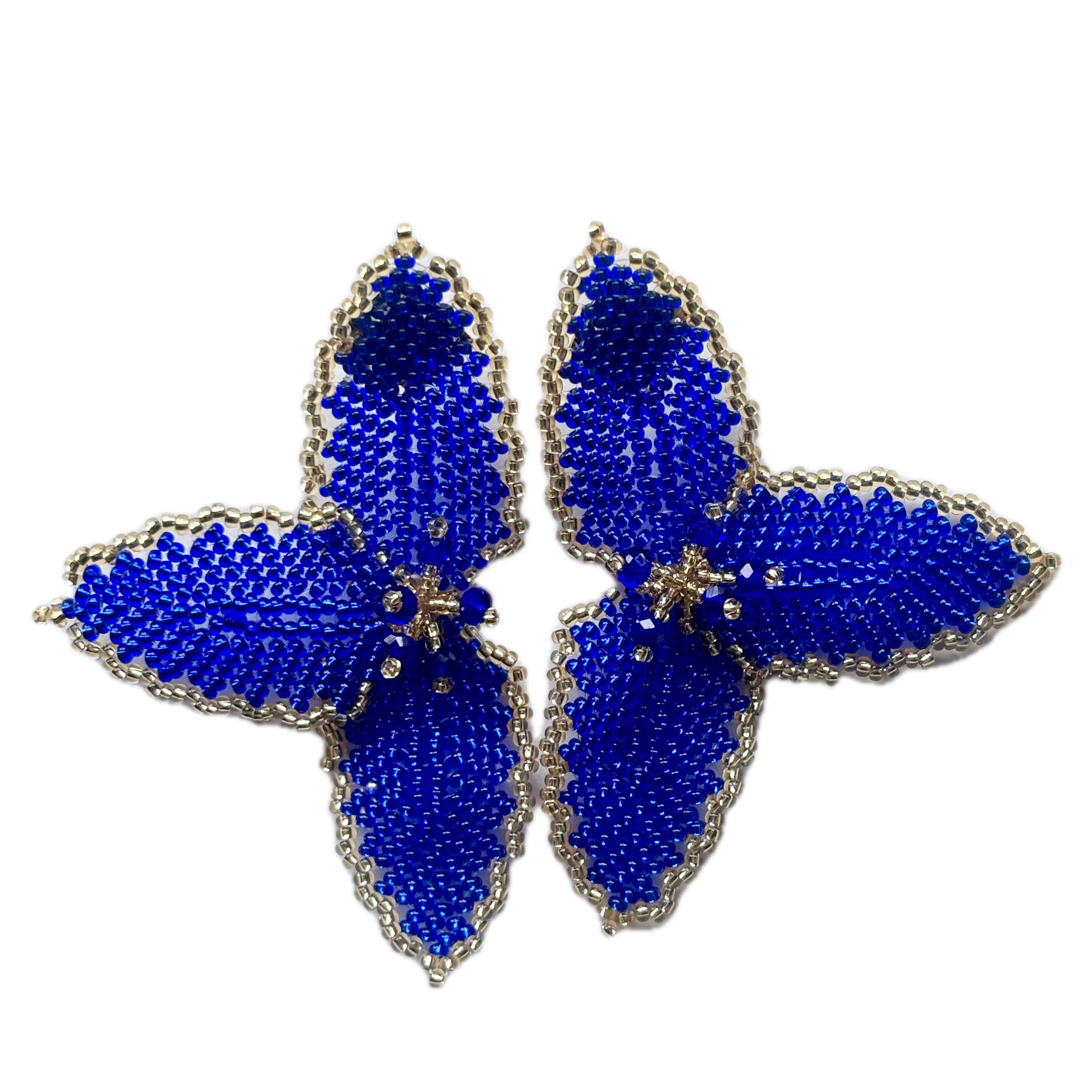 Half Flower Earrings Modern Floral Statement Jewelry for Women