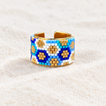 Micah Geometric Miyuki Adjustable Rings
