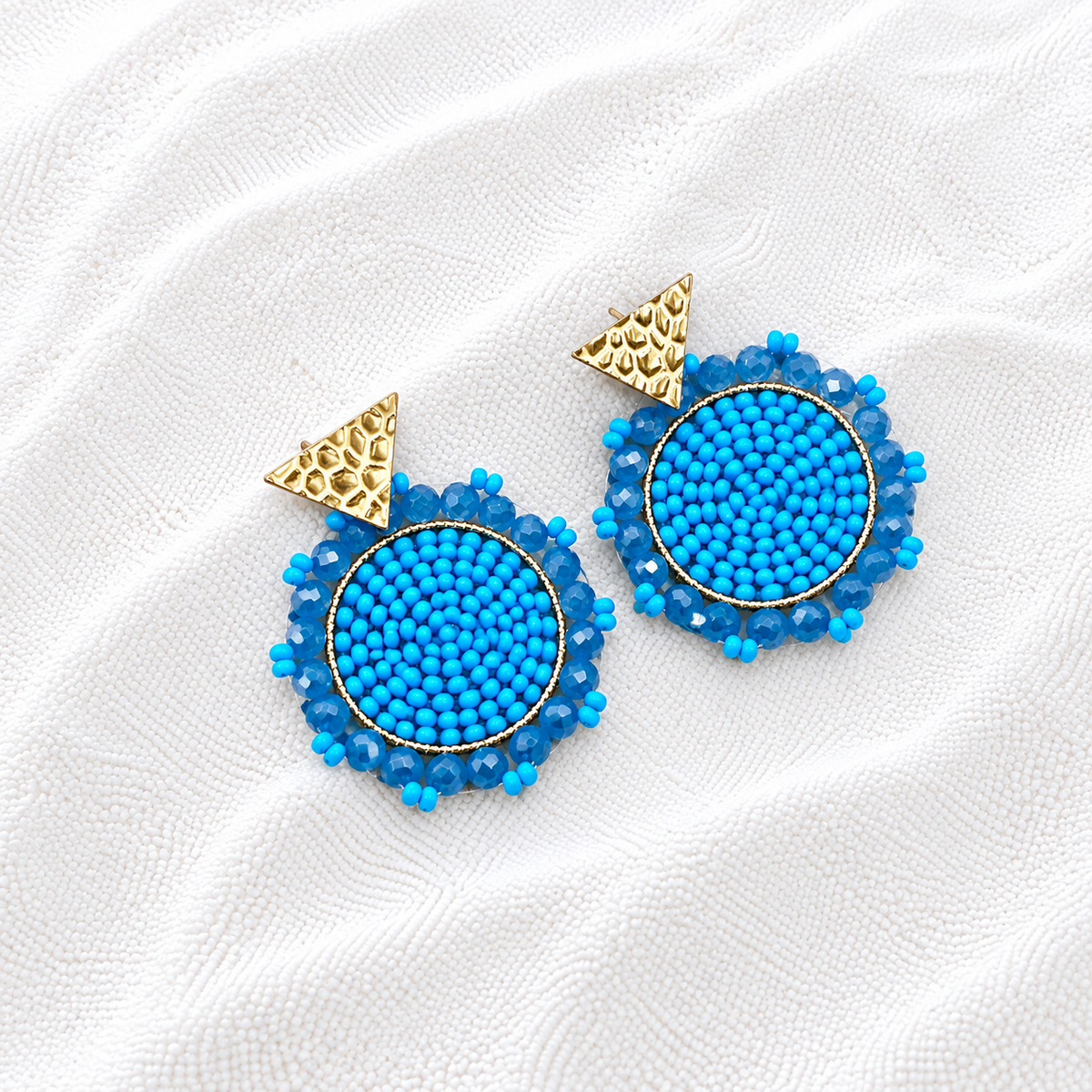 Arleen Earrings | Handmade Statement Earrings | Bellalu Jewelry