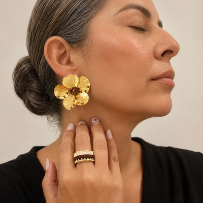 Hadassah Earrings Floral-Inspired