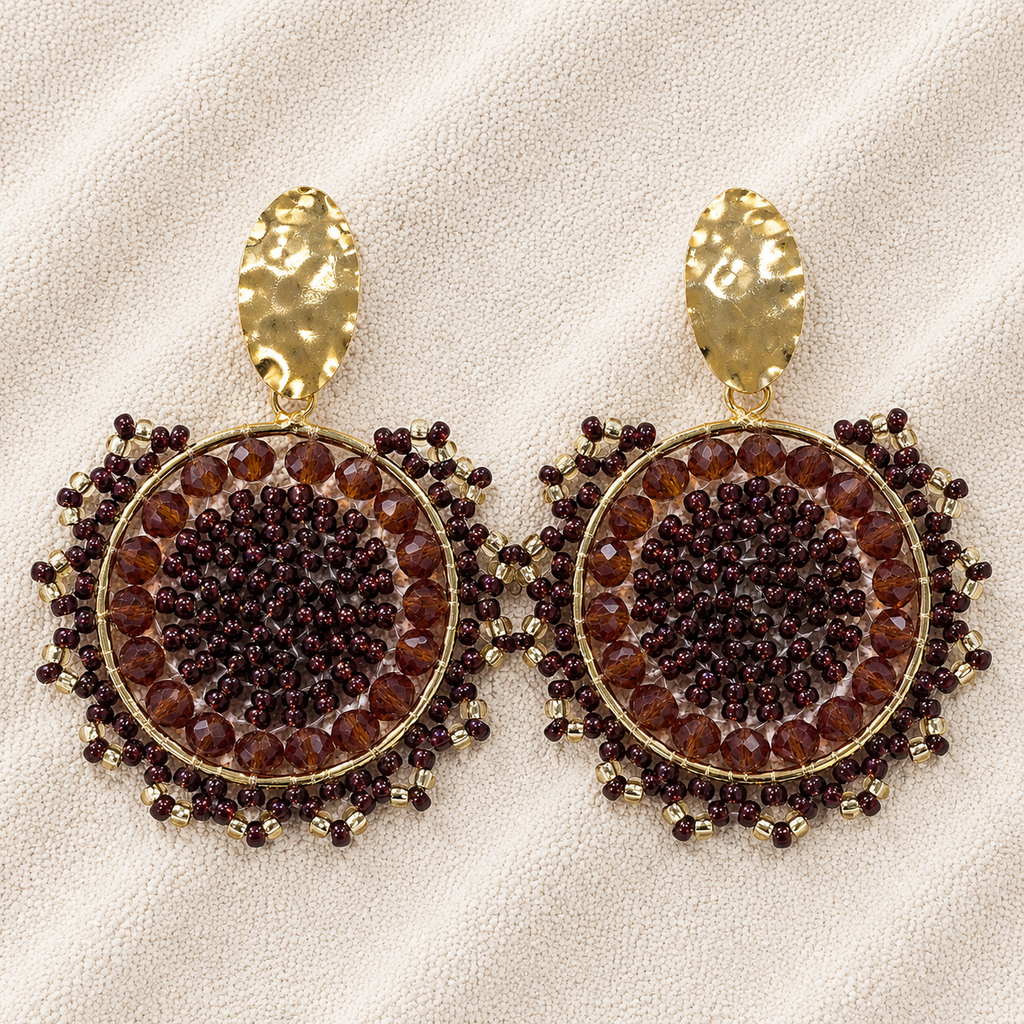 Adhara Earrings | Handmade Statement Earrings | Bellalu Jewelry
