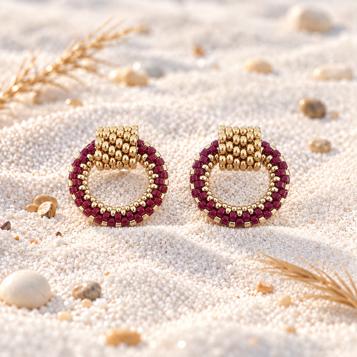 Naylani Earrings | Gold-Plated Bronze | Bellalu Jewelry