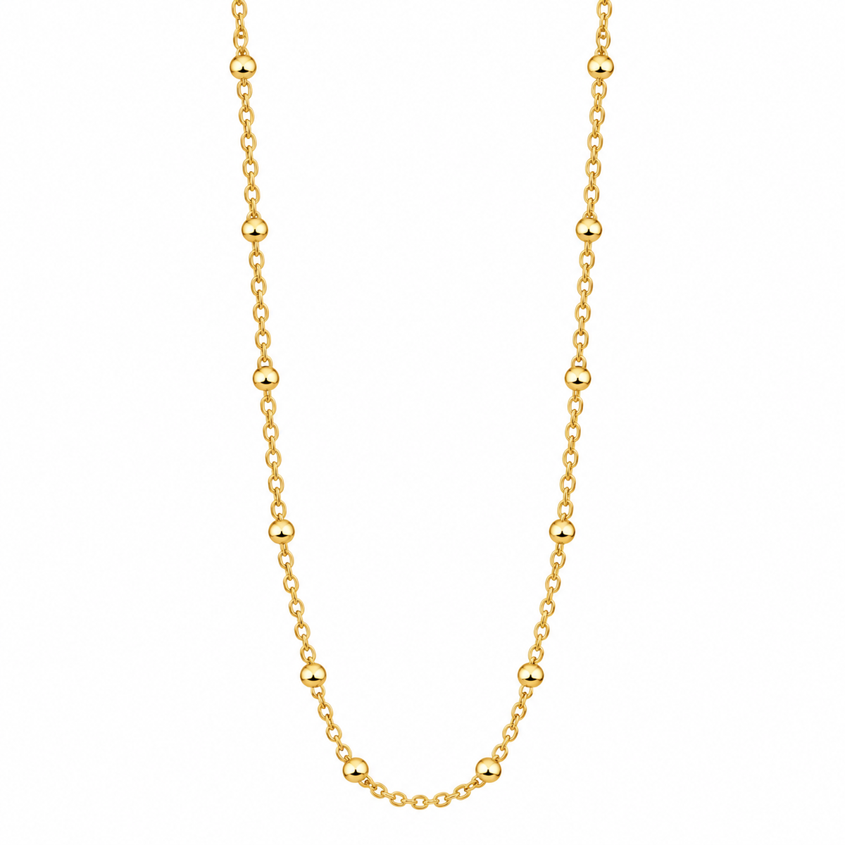 Gold-Plated Bronze Cable Chain | Bellalu Jewelry