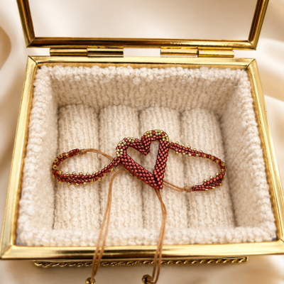 Miyuki Heart Glow Bracelets