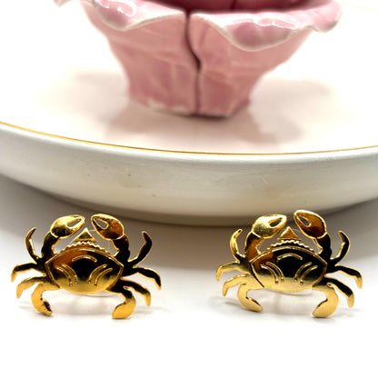 Mini Sea Crabs Handmade Earrings