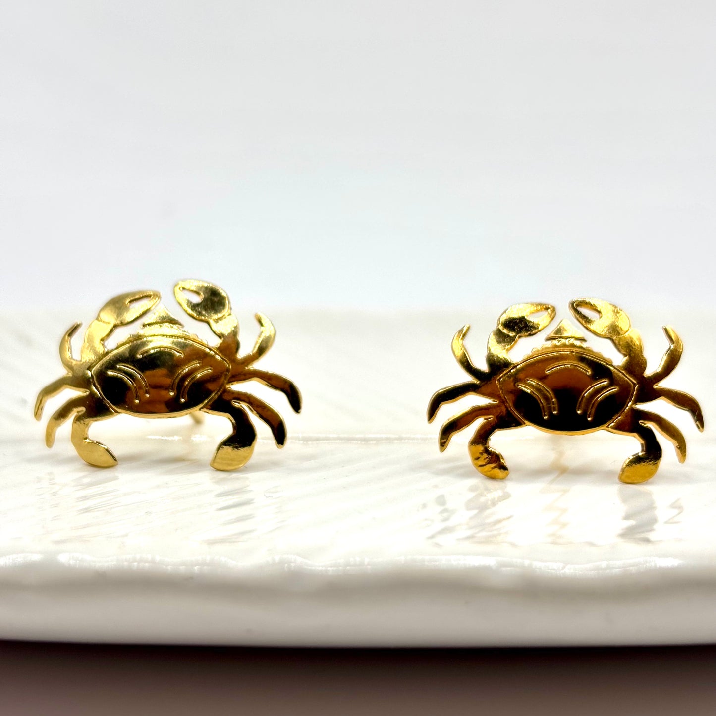 Mini Sea Crabs Handmade Earrings