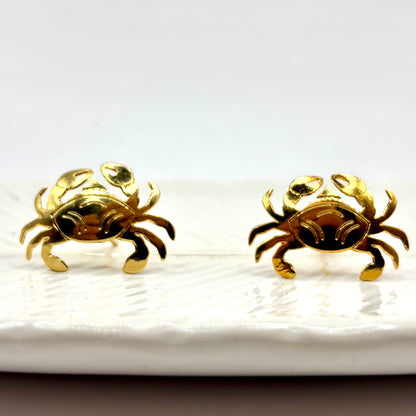 Mini Sea Crabs Handmade Earrings