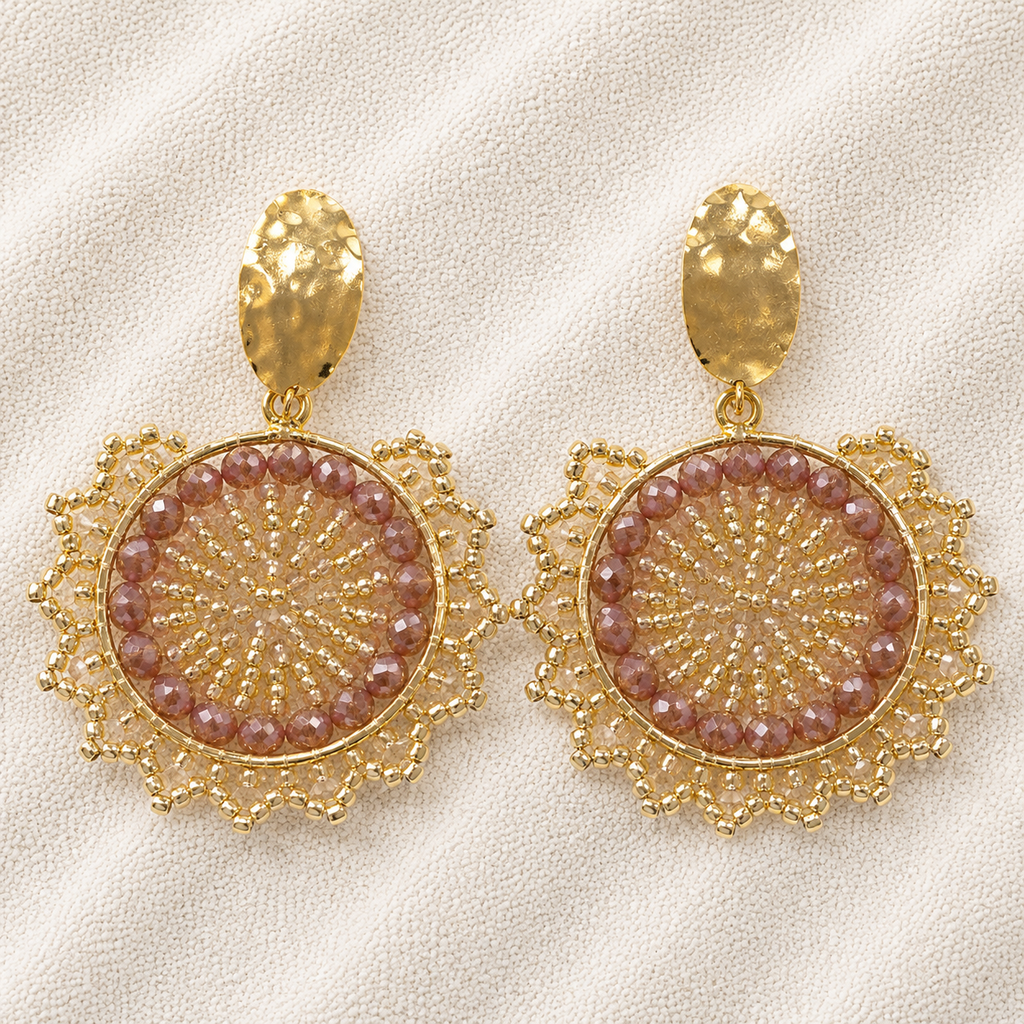 Adhara Earrings | Handmade Statement Earrings | Bellalu Jewelry