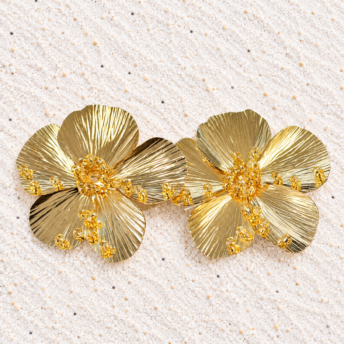 Hadassah Flower Shape Earrings | Bellalu