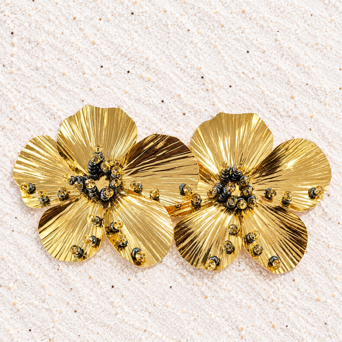 Hadassah Flower Shape Earrings | Bellalu