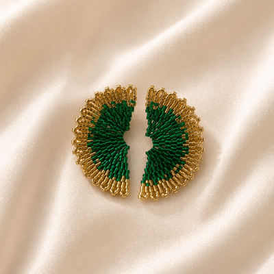 Aurora Fan Earrings – Miyuki Earrings | Bellalu Jewelry