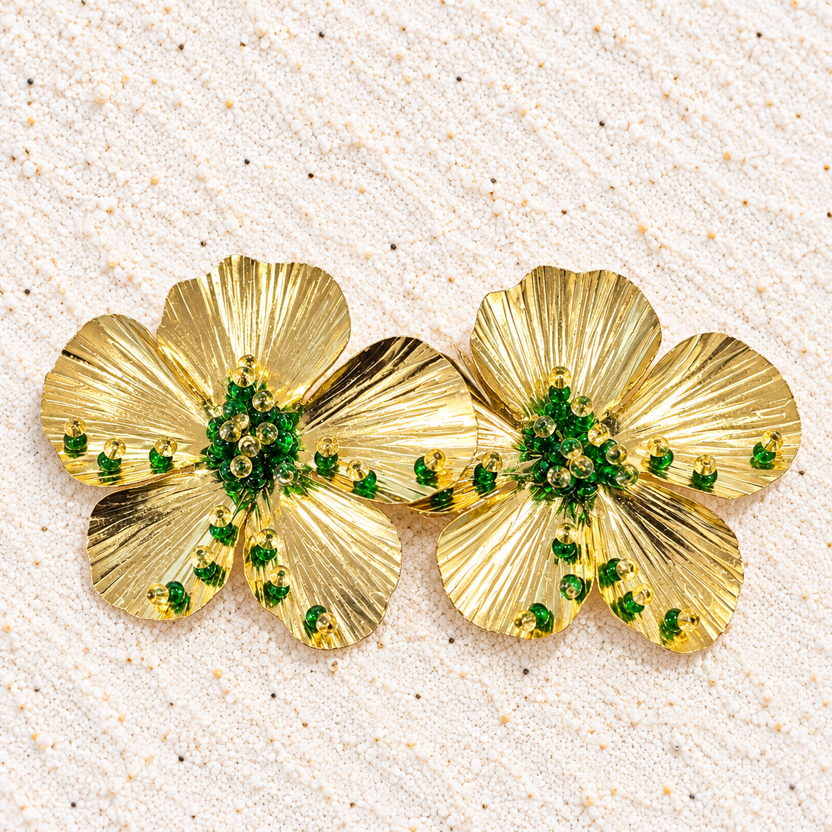 Hadassah Flower Shape Earrings | Bellalu