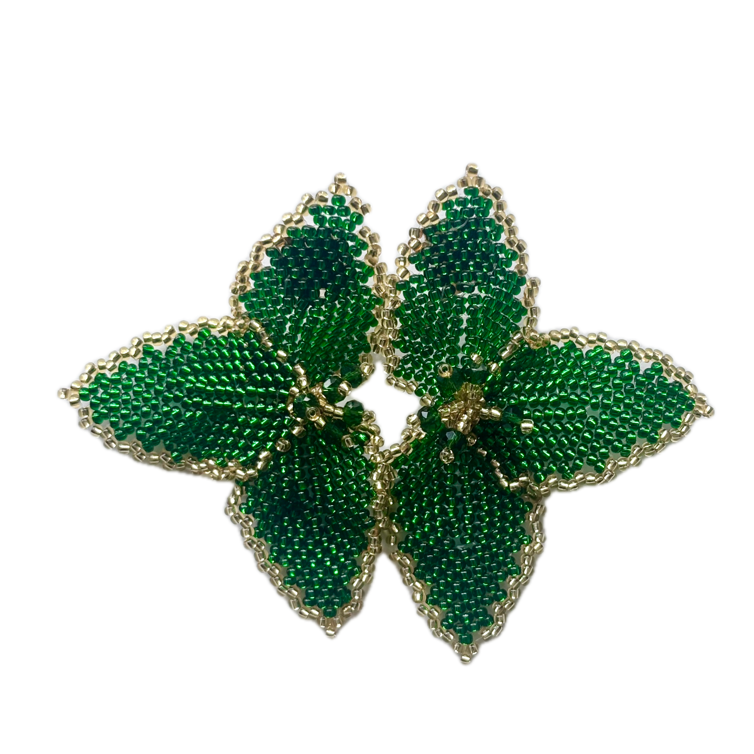 Half Flower Earrings Modern Floral Statement Jewelry for Women