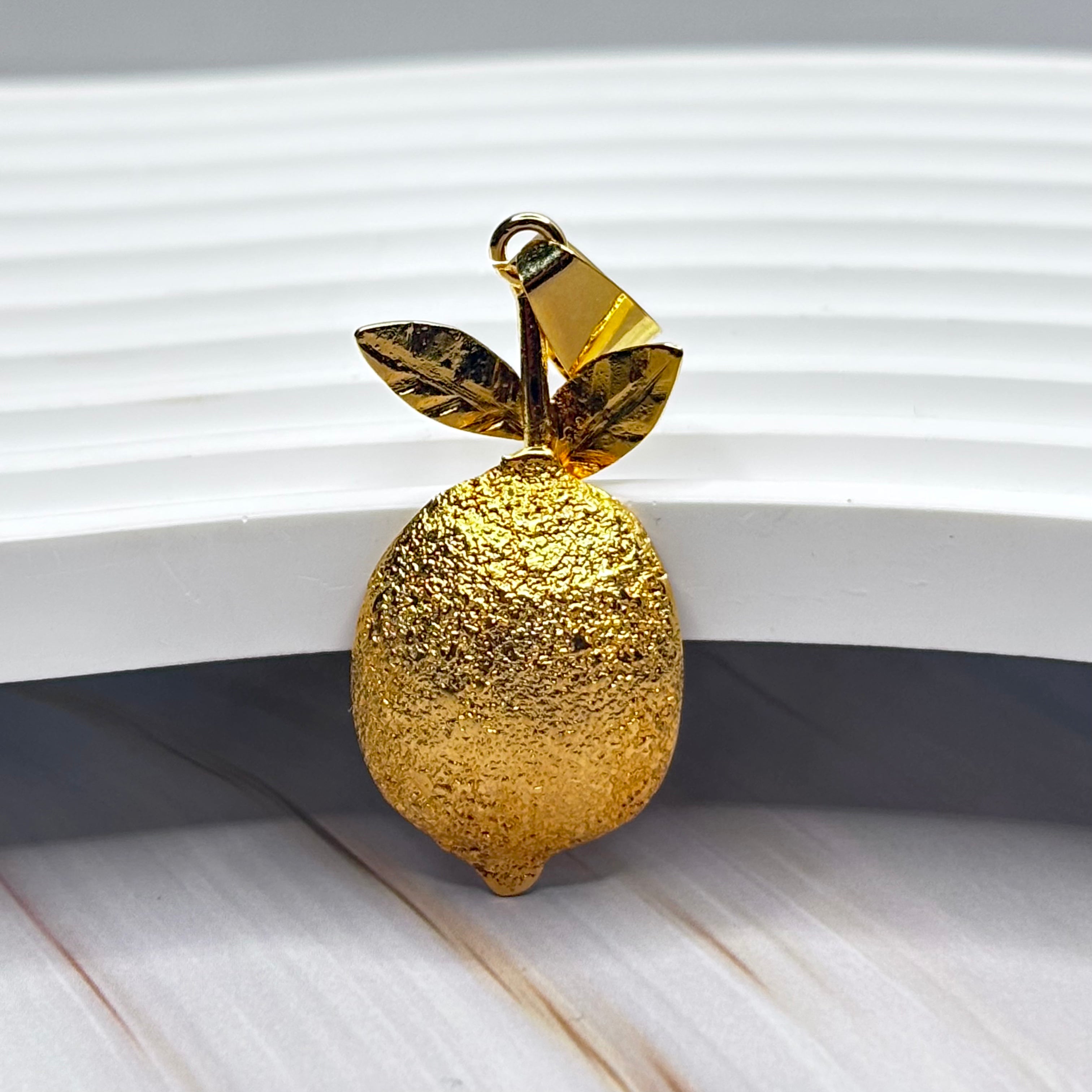 Handmade Lemon Necklace