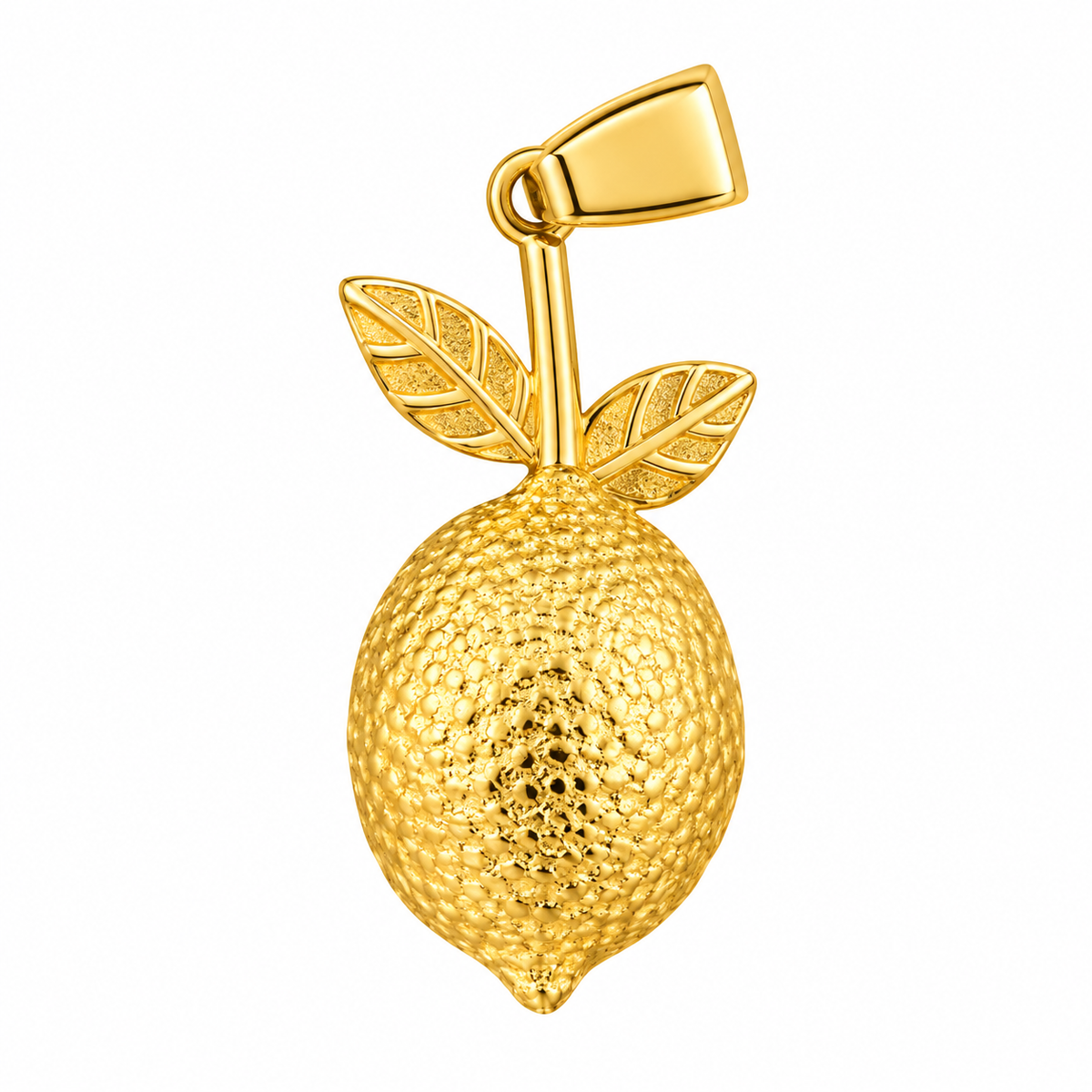 Lemon Charm | Handmade Bronze & Gold Plated Charm | Bellalu Jewelry