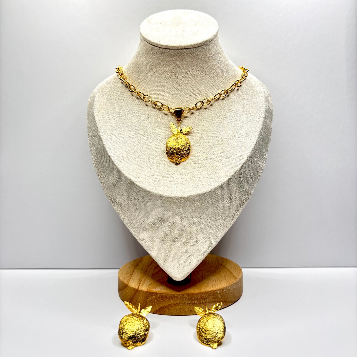 🍋 Lemon Necklace Set