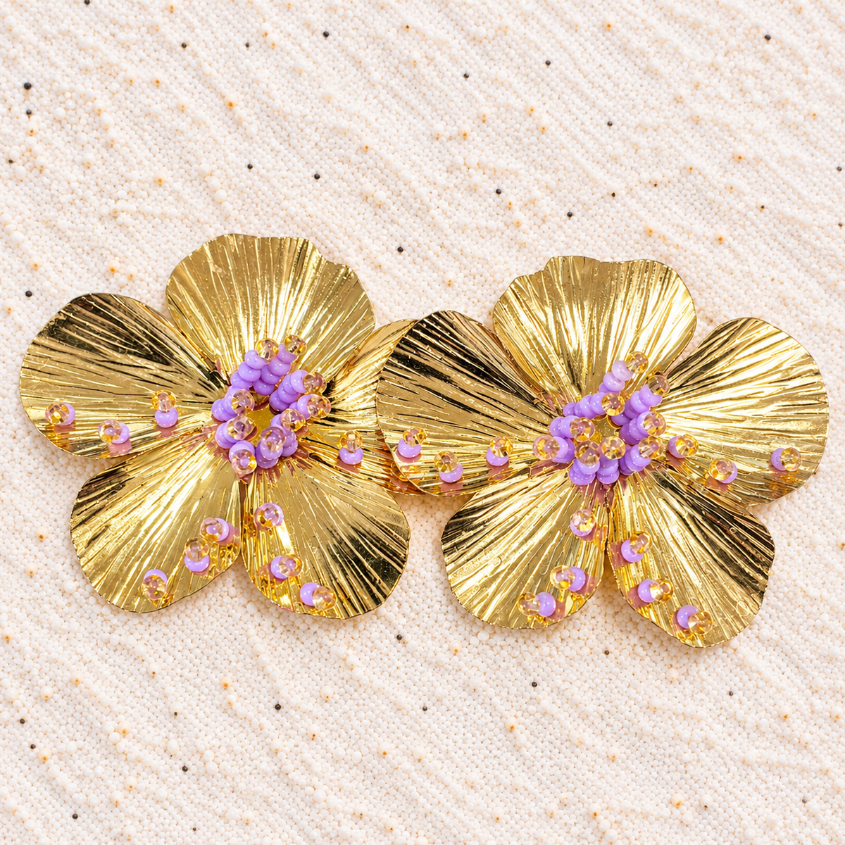 Hadassah Flower Shape Earrings | Bellalu