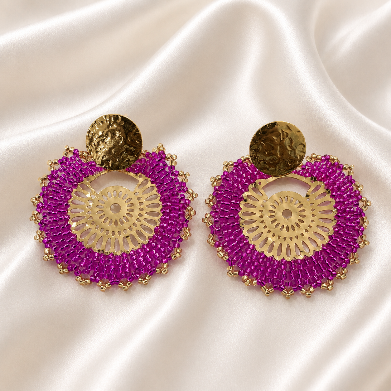 Rhoda Earrings – Elegant Floral-Inspired Jewelry for a Timeless Look