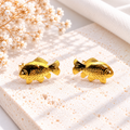 Nemo Fish Earrings | Handmade Bronze & Gold-Plated