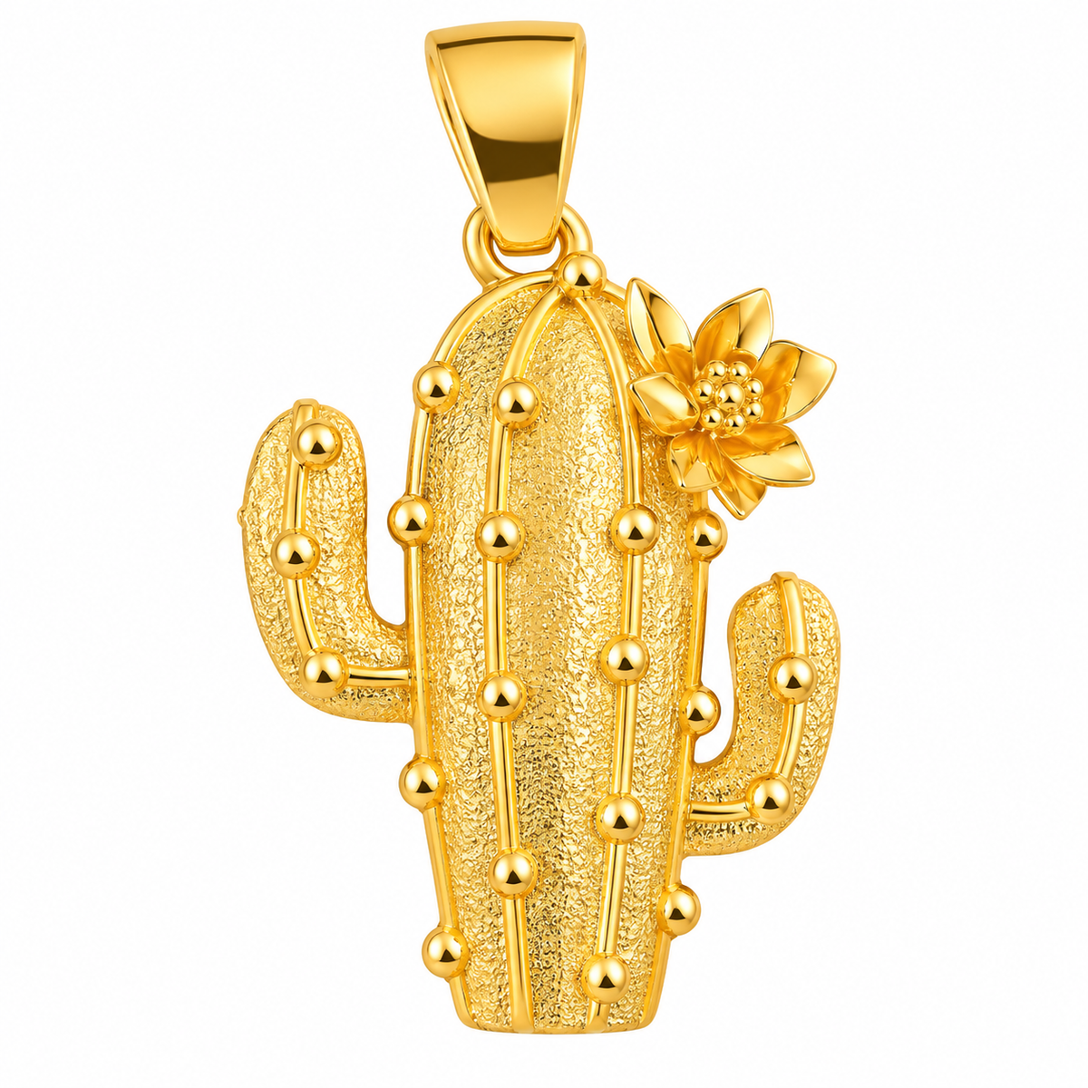 Nopal Charm | Handmade Bronze & Gold Plated Charm | Bellalu Jewelry