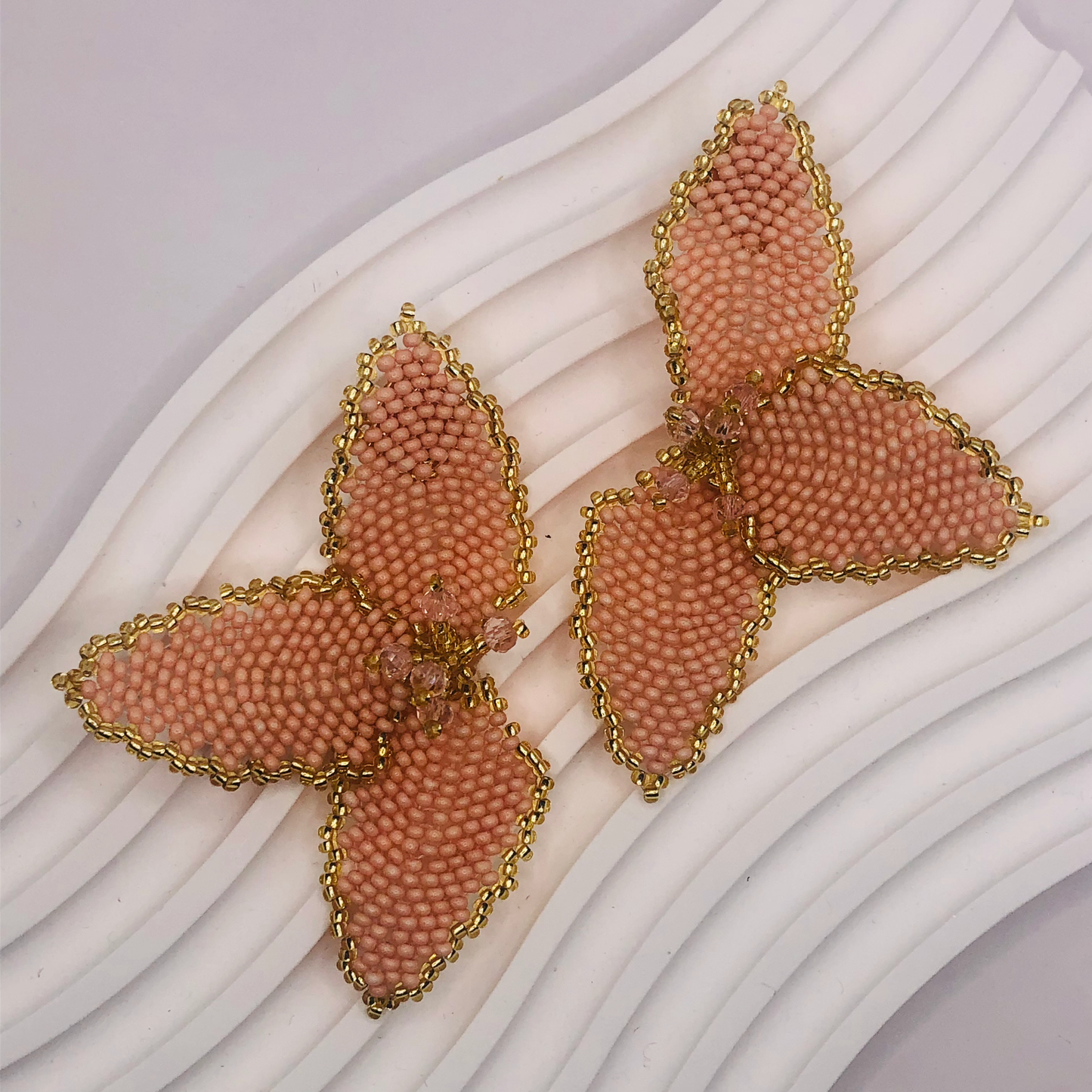 Handmade Half Flower Earrings