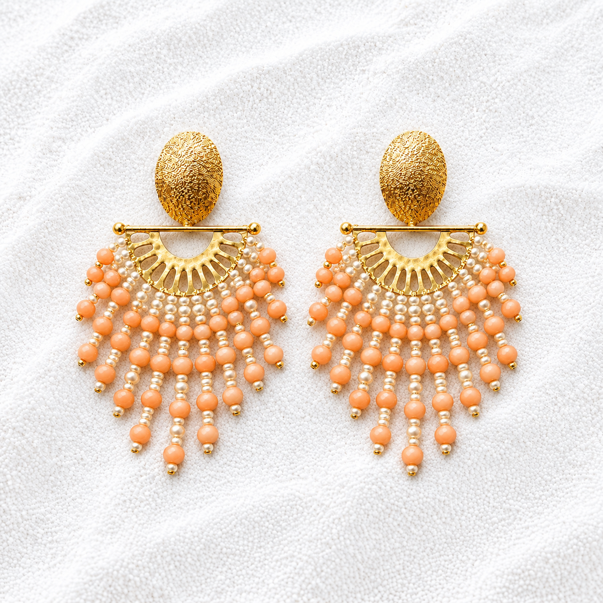 Carnaval Earrings | Handmade Beaded Statement Earrings | Bellalu Jewelry