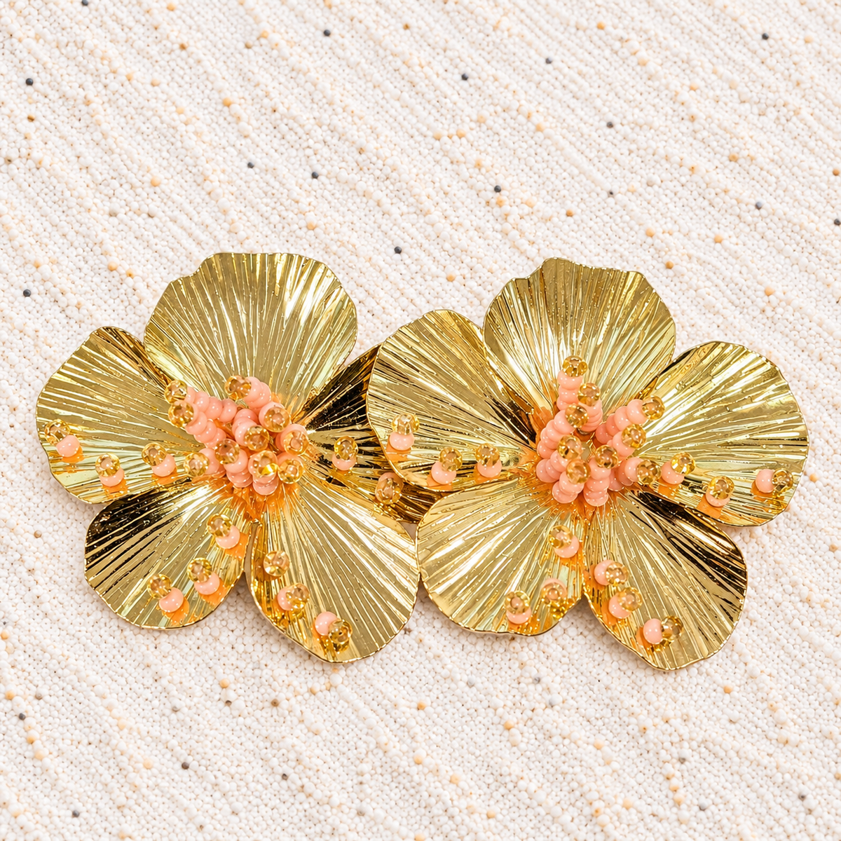 Hadassah Flower Shape Earrings | Bellalu