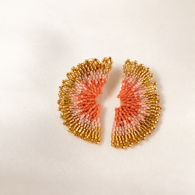 Aurora Fan Earrings – Miyuki Earrings | Bellalu Jewelry