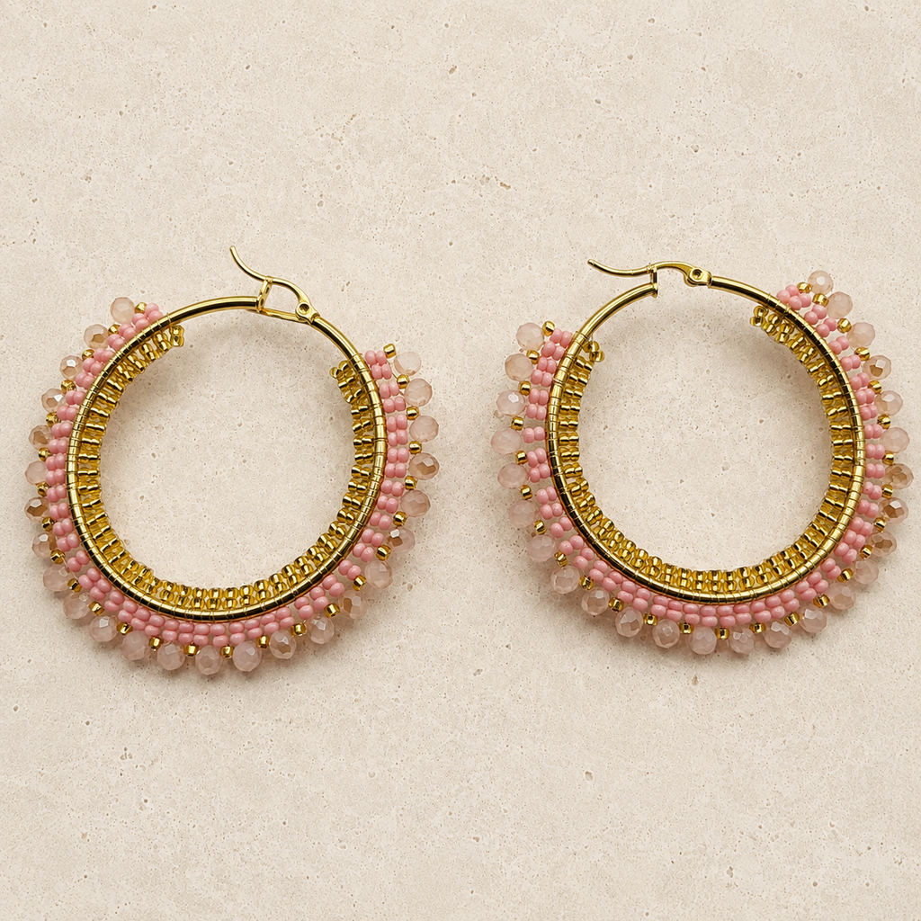 Milano's Hoops Handmade Earrings